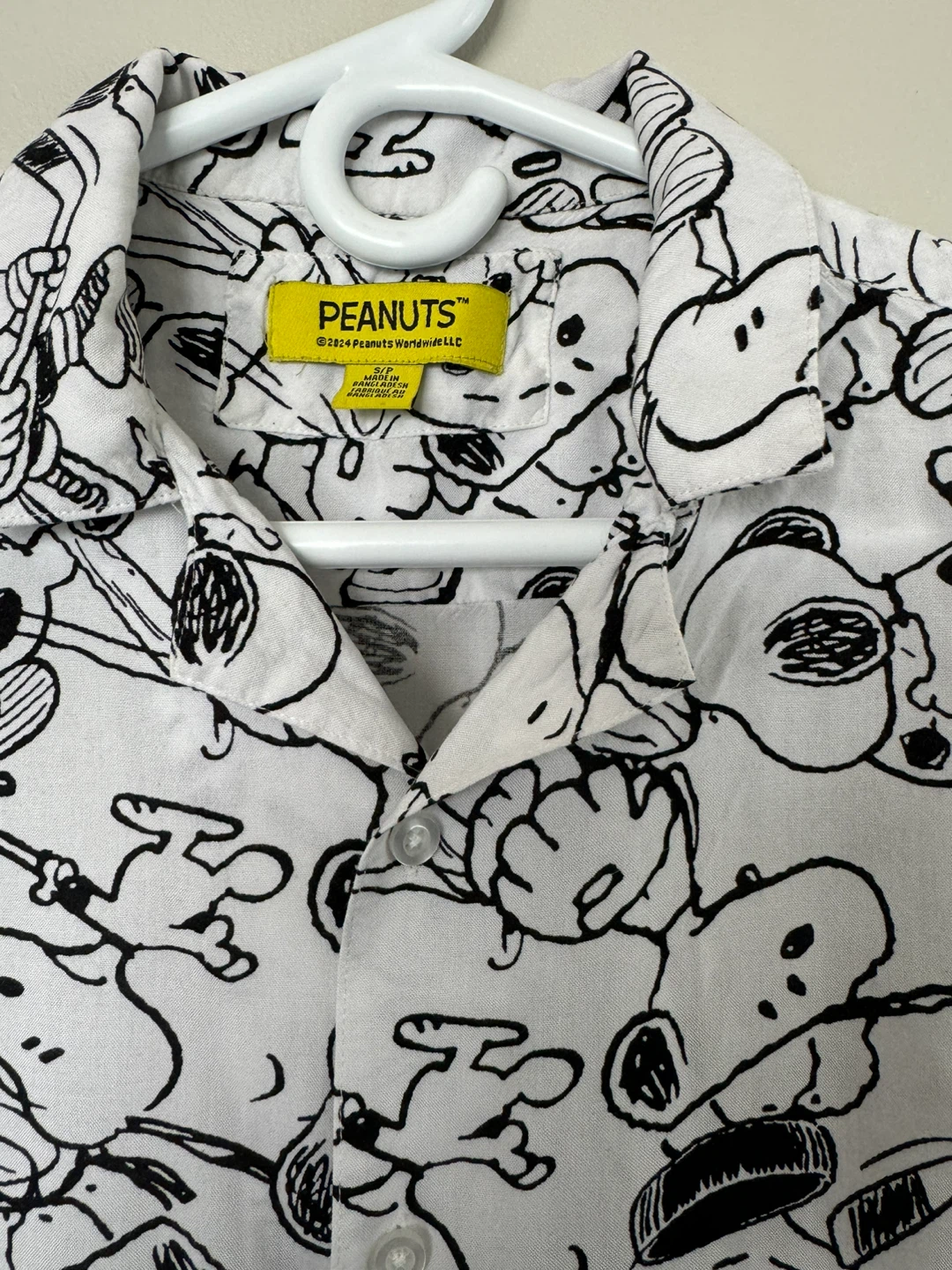 Peanuts Snoopy All Over Print Button-Up Shirt - photo 3
