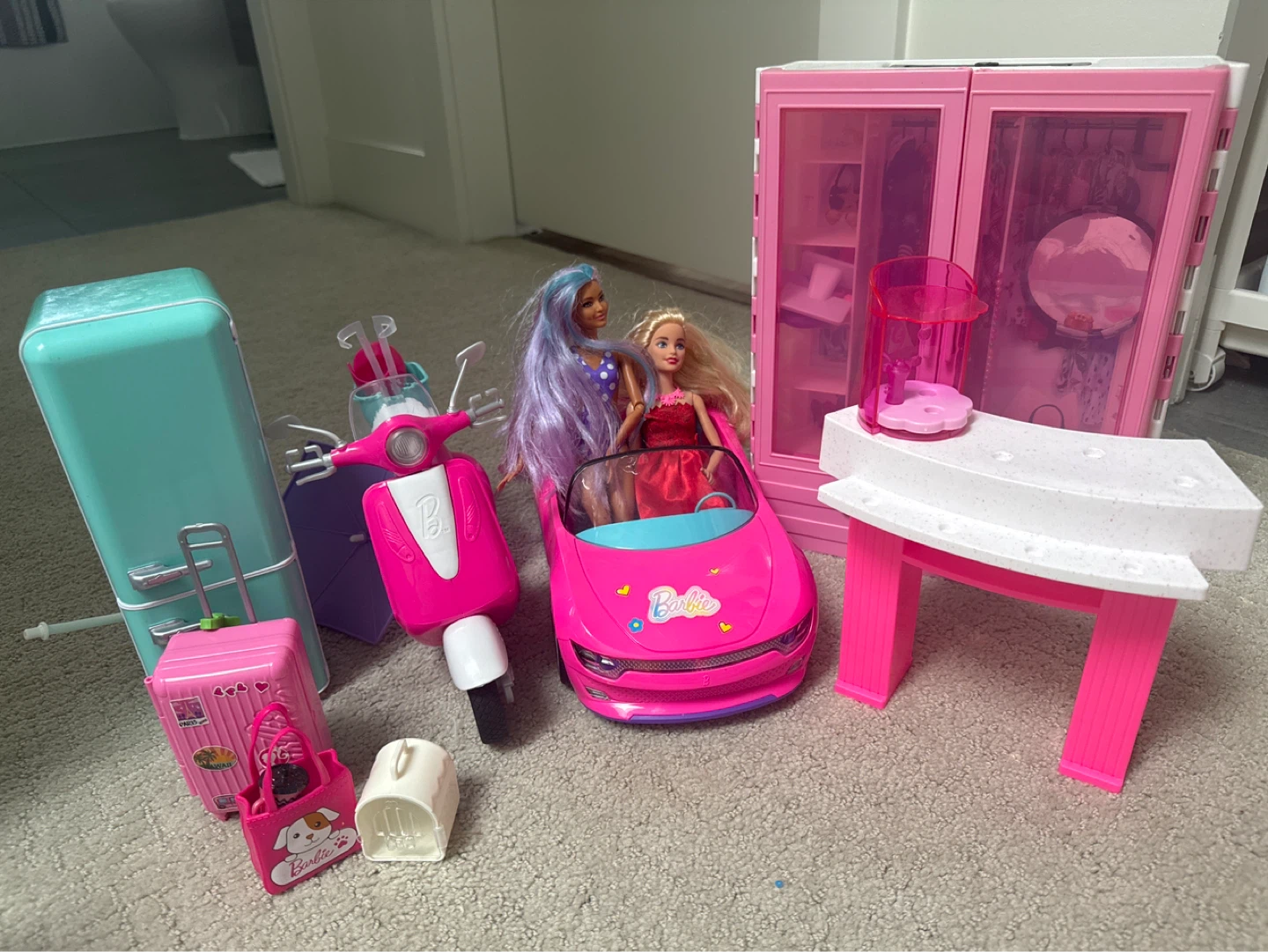 Assorted Barbie Toys/Accessories Lot