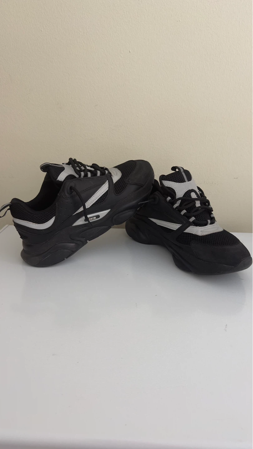 Dior B22 Sneakers Black Reflective