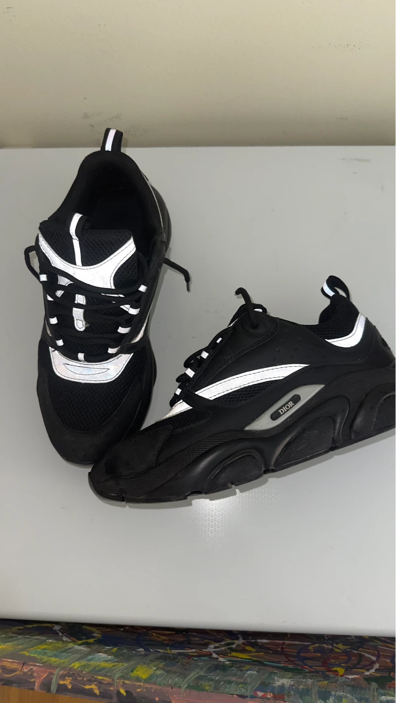 Dior B22 Sneakers Black Reflective - photo 4