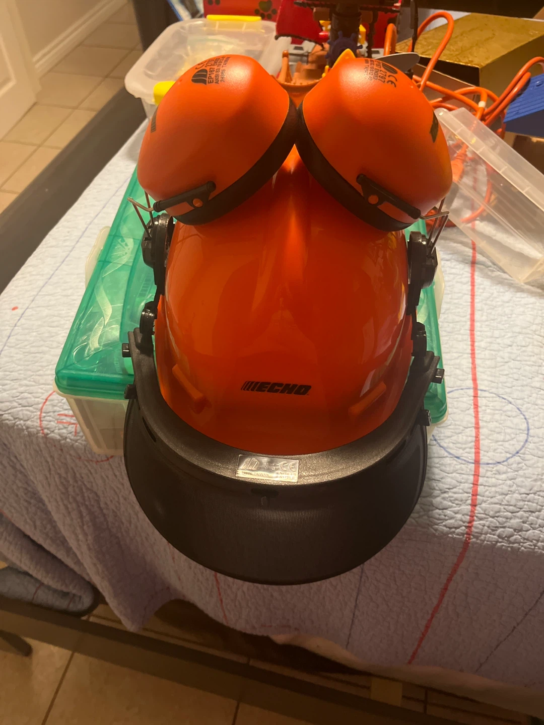 Echo Safety Helmet with Ear Protection and Face Shield - photo 2