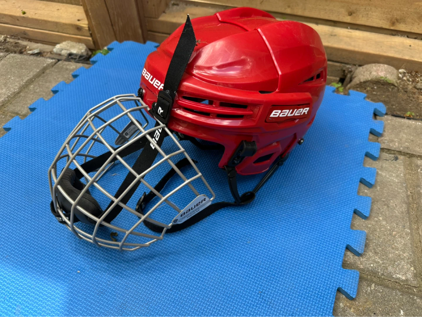 Bauer FM2100 S/P Hockey Helmet with Cage
