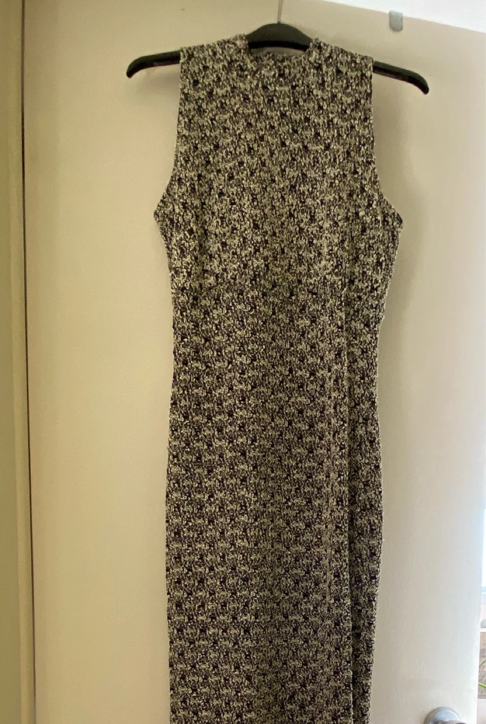 Vintage boucle maxi dress