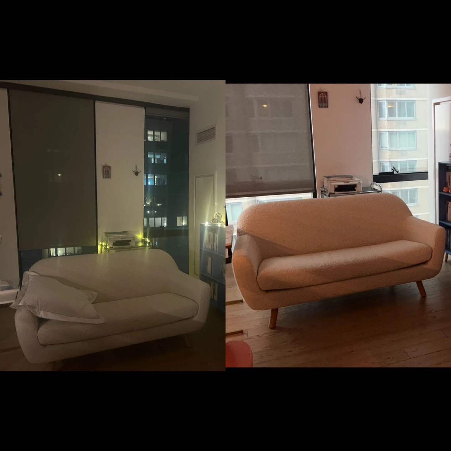 Beige Loveseat Sofa