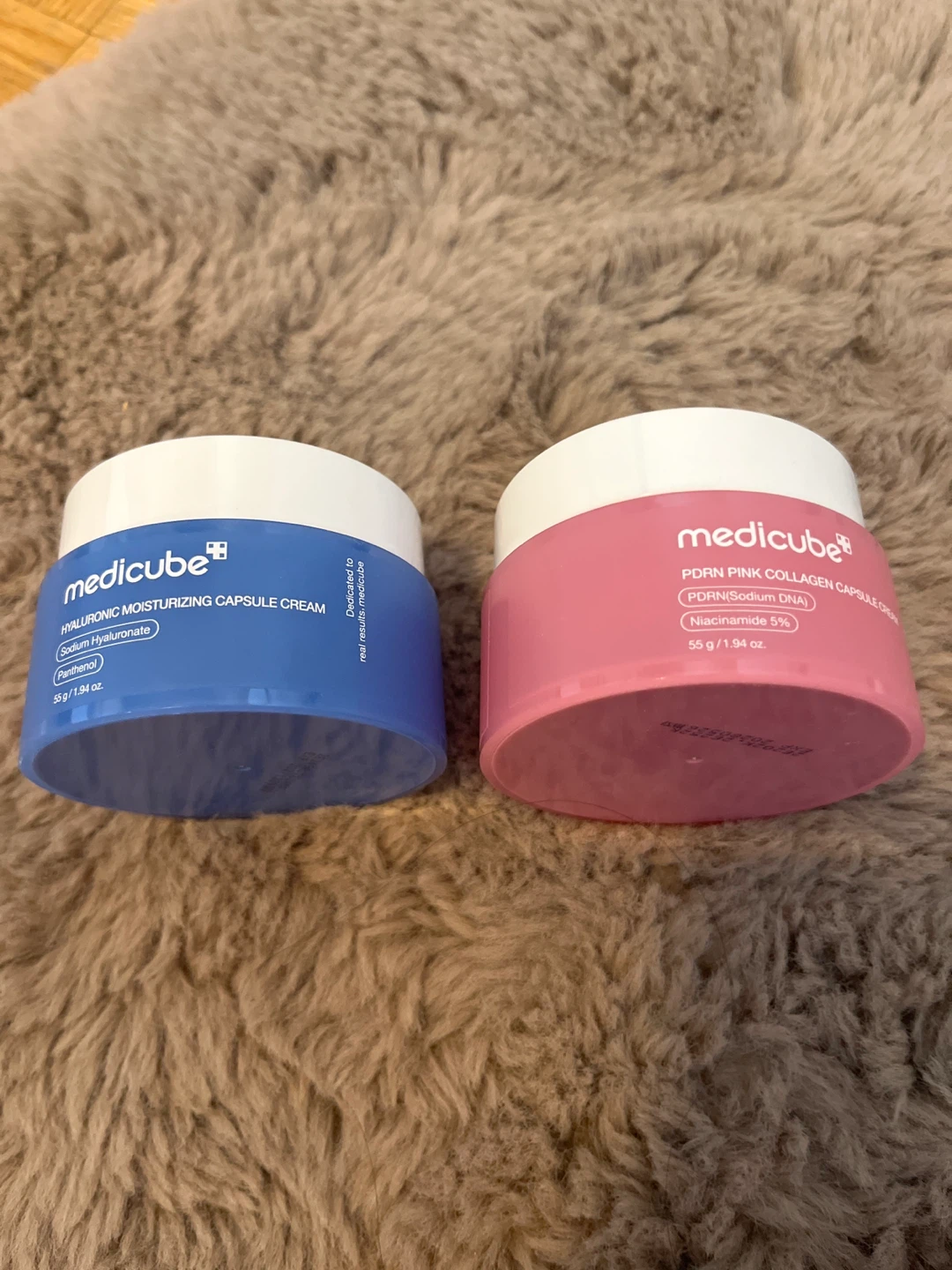 Medicube Hyaluronic and Pink Collagen Capsule Creams