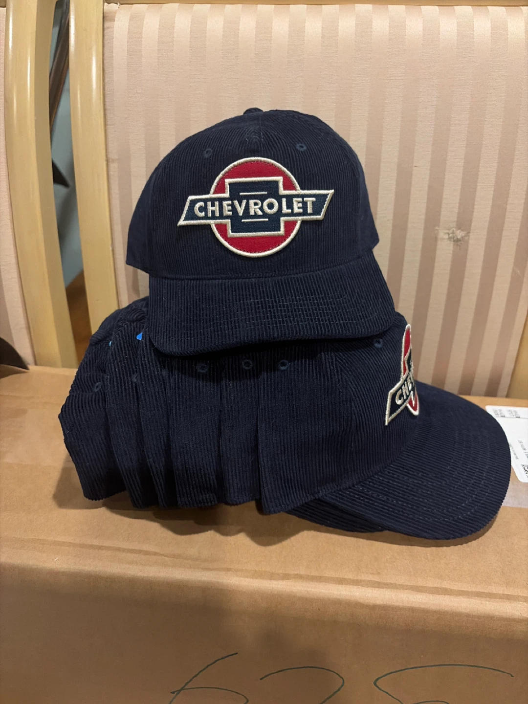 Chevrolet Corduroy Hat - Navy Blue - photo 4