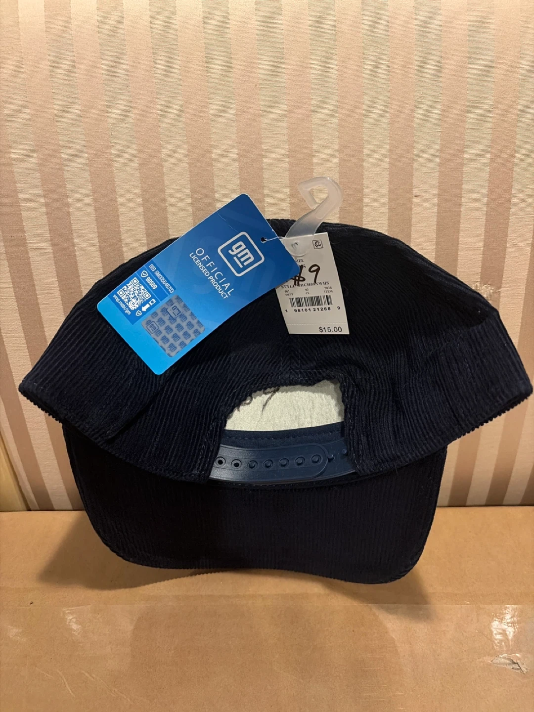 Chevrolet Corduroy Hat - Navy Blue - photo 3