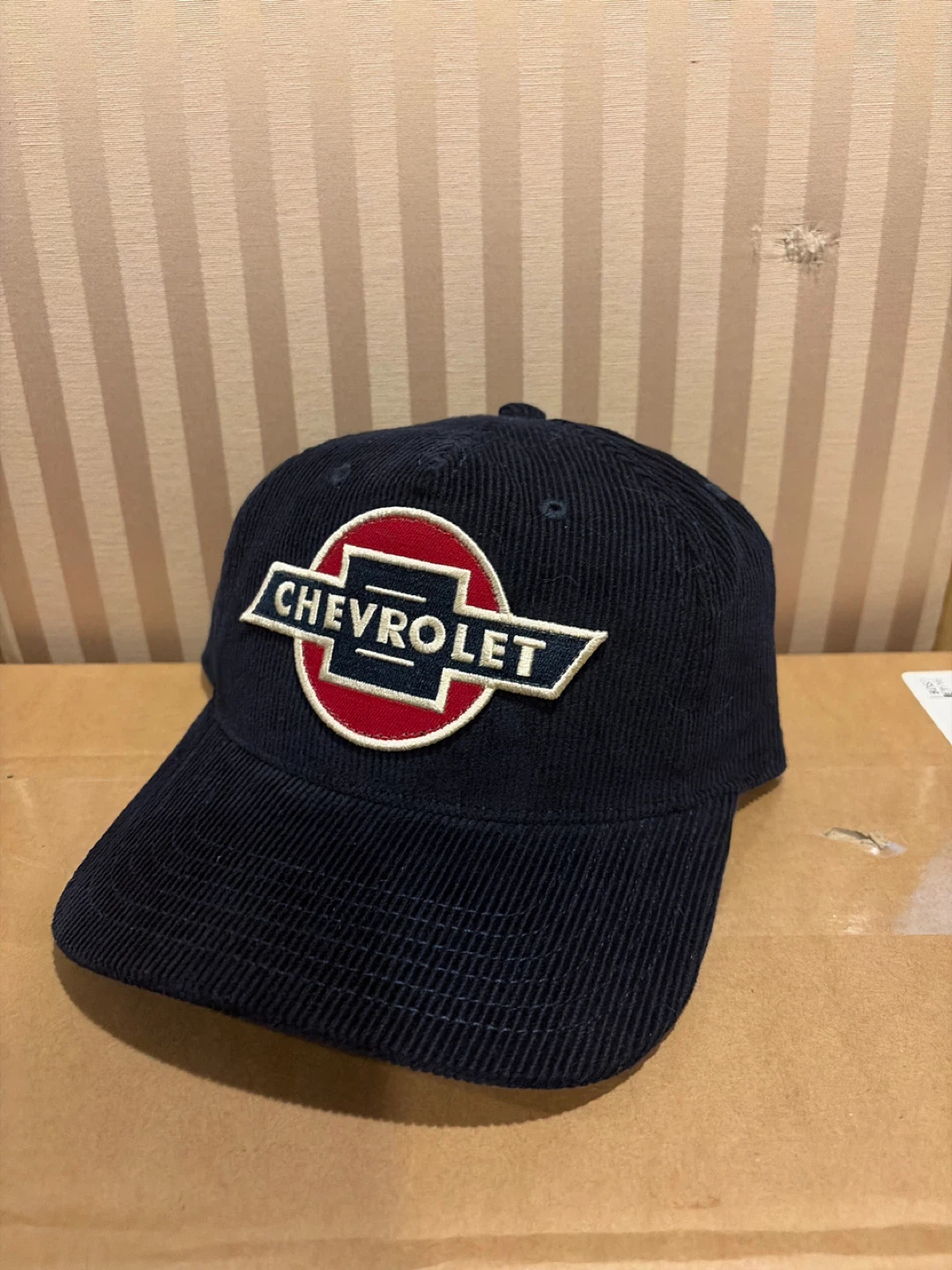 Chevrolet Corduroy Hat - Navy Blue