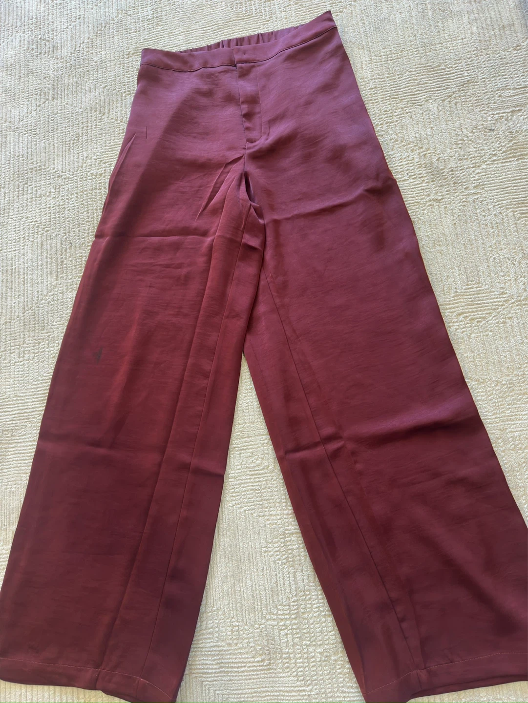 Fashion Nova Denise Satin Wide Leg Trousers Size M - photo 2