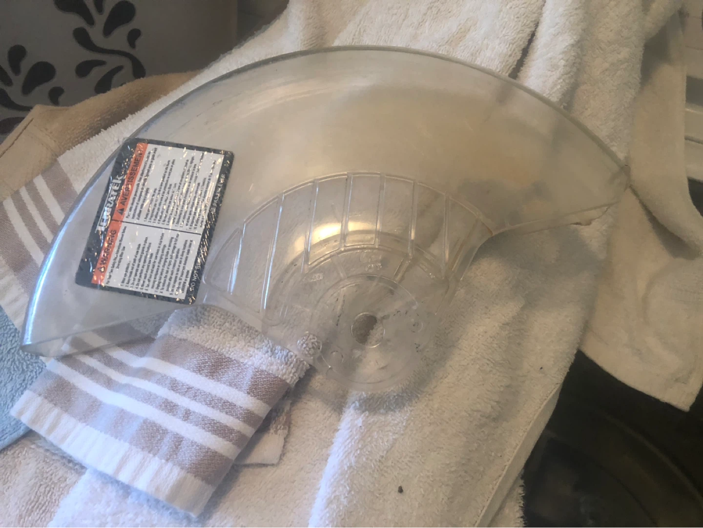 Clear Plastic safety Guard cove
