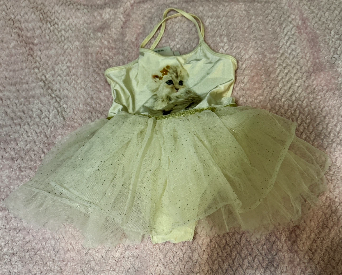 H&M Girls Tutu Dress with Cat Print