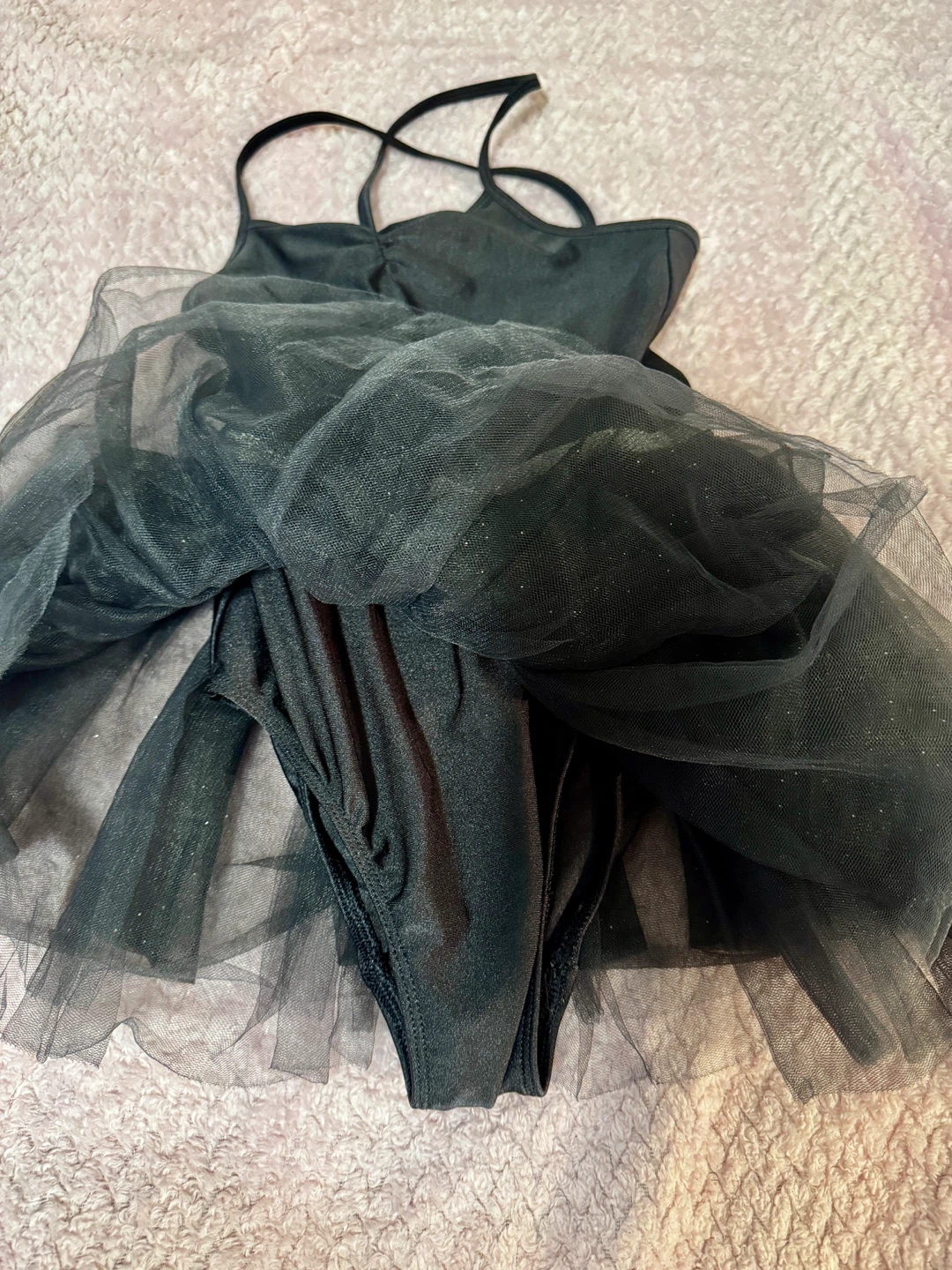 H&M Black Tutu Leotard Dance Dress 6-8Y - photo 2