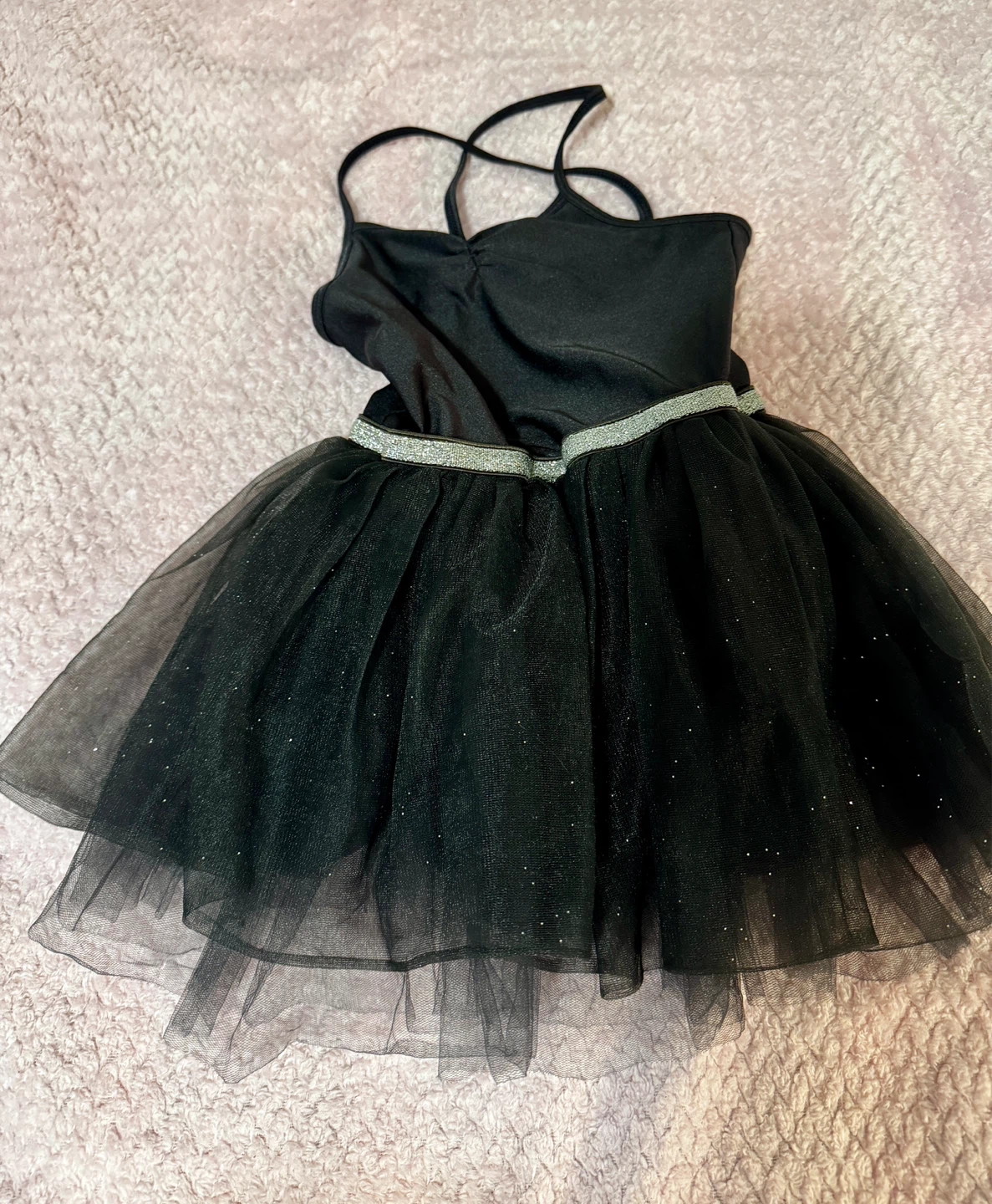 H&M Black Tutu Leotard Dance Dress 6-8Y