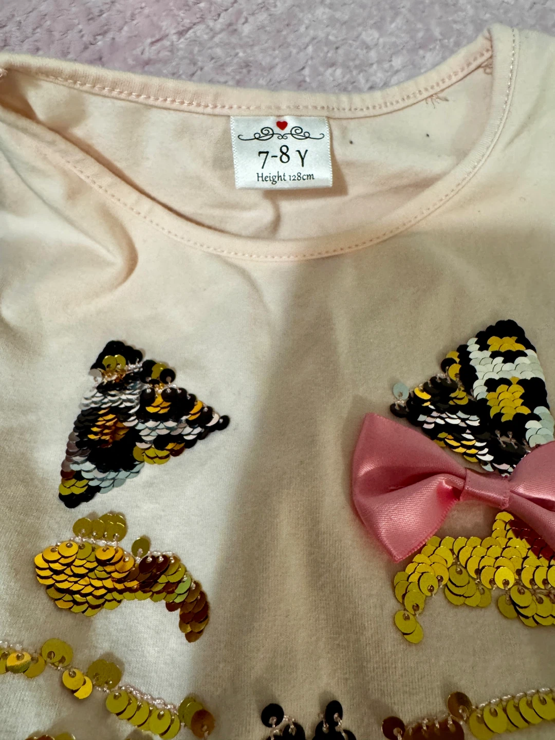 Girls Cat Sequin Dress - photo 2