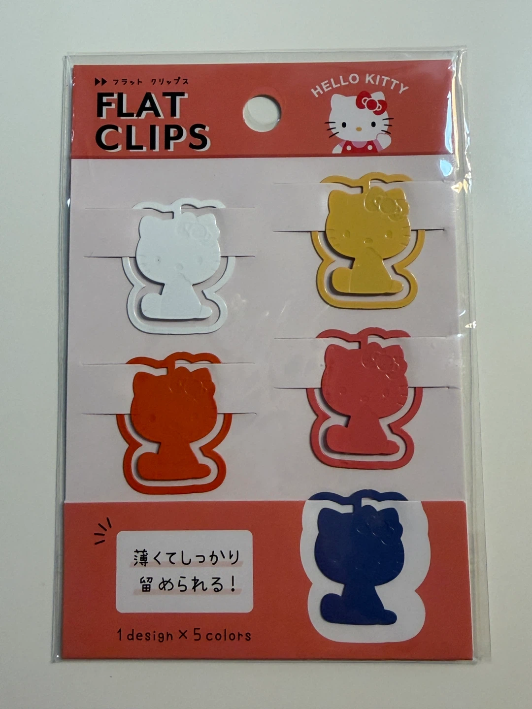 Sanrio Hello Kitty Flat Clips - 5 Pack