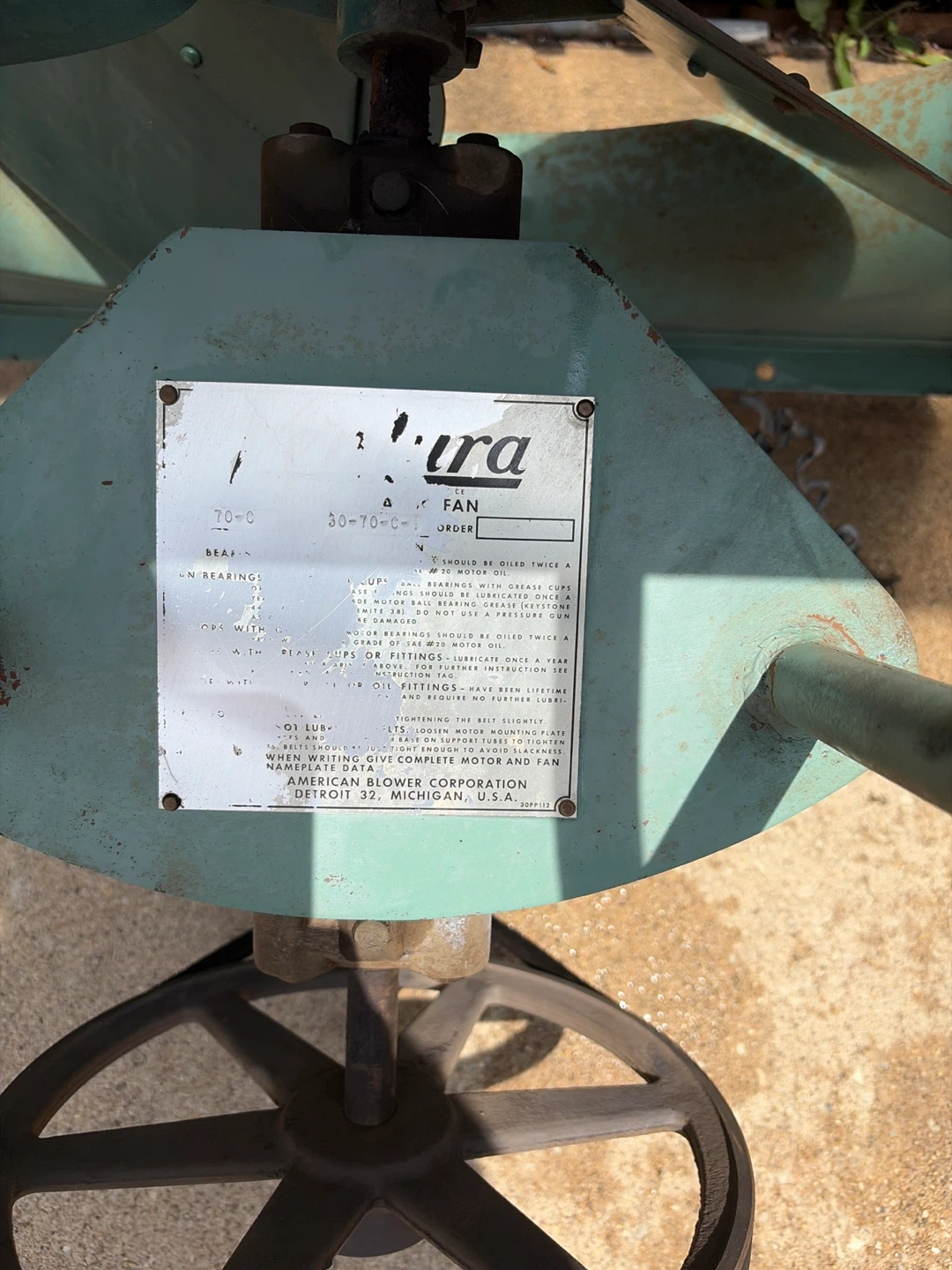American Blower Corporation Industrial Fan - photo 3