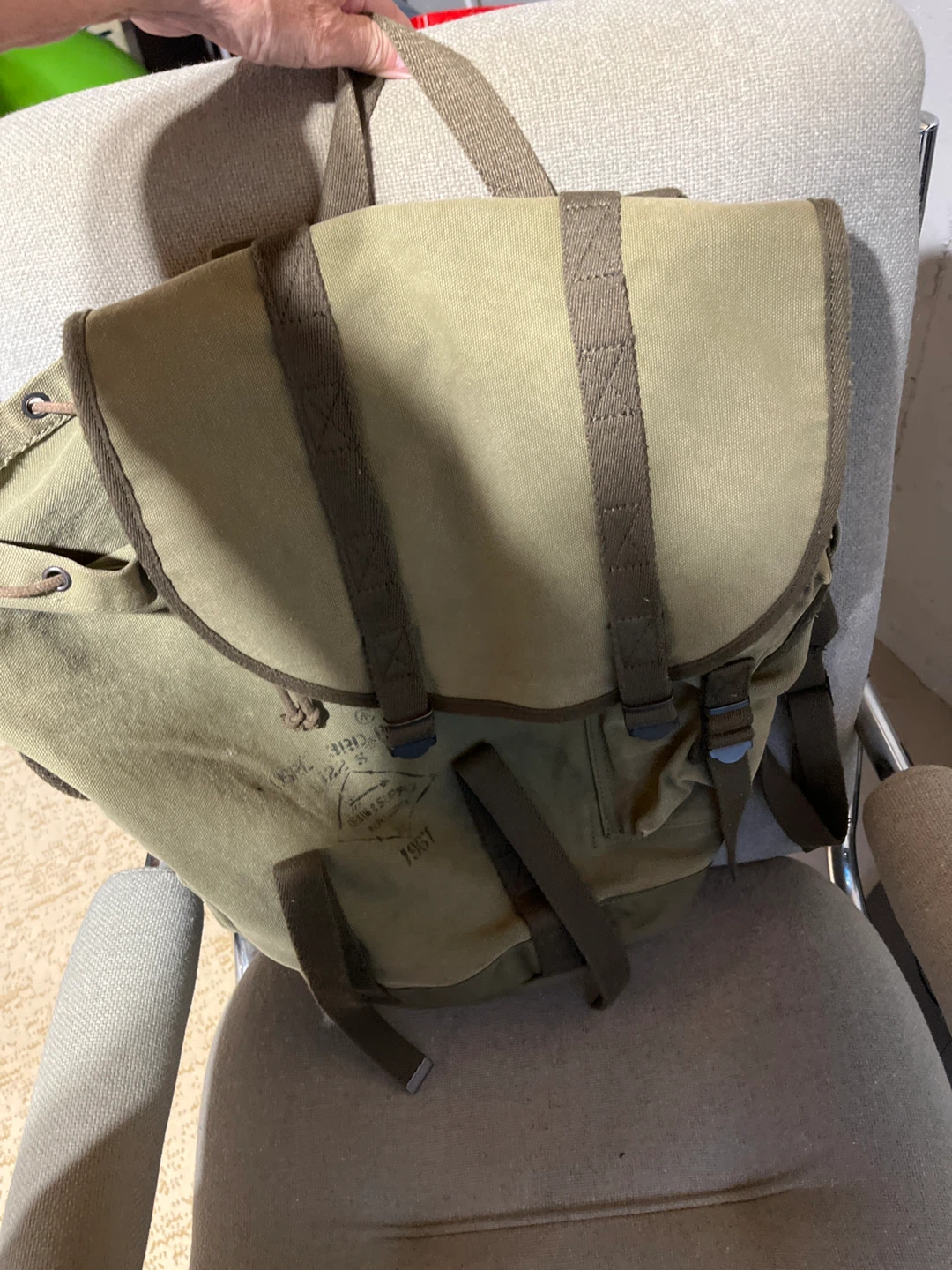 Ralph Lauren Canvas Backpack