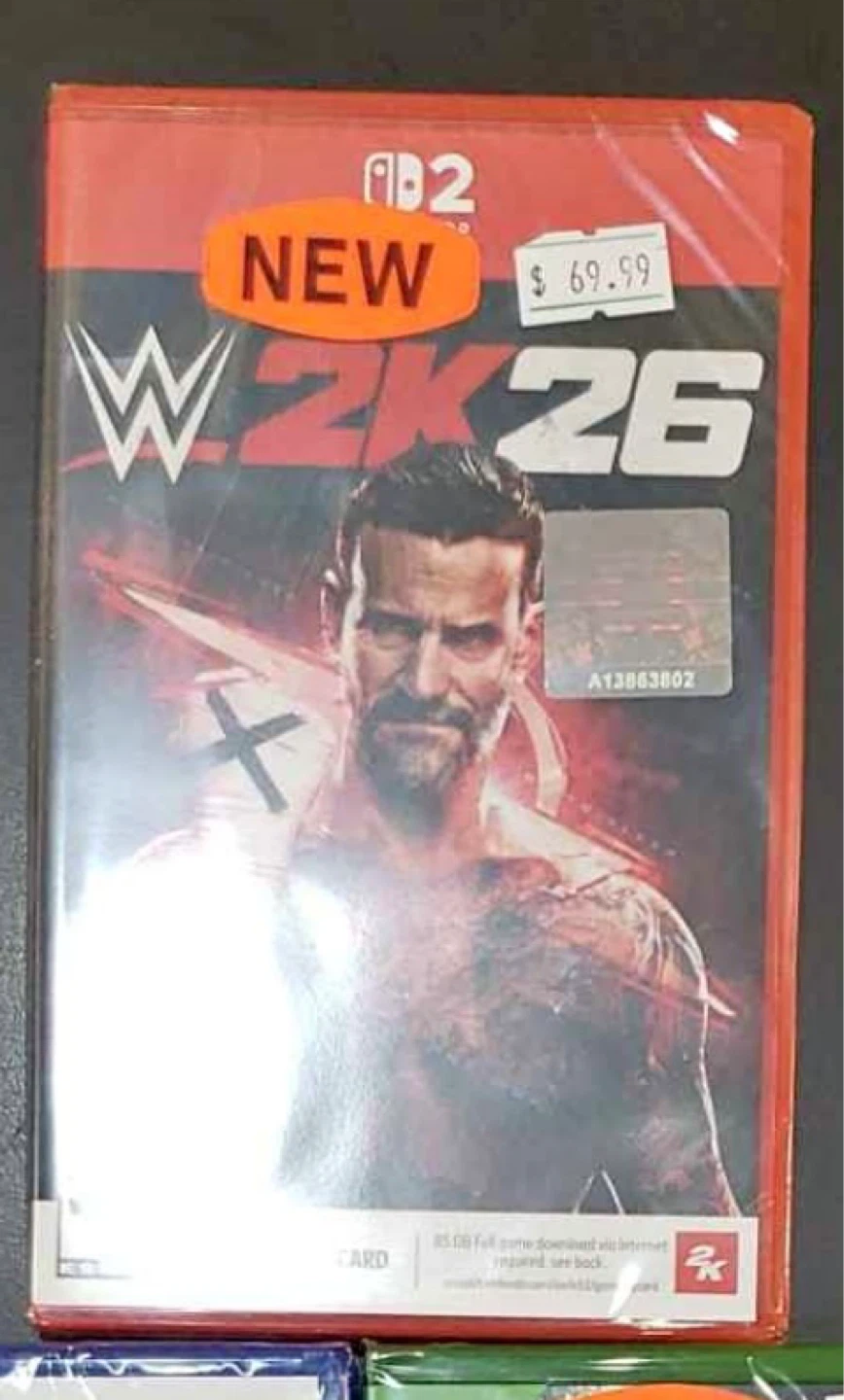 Nintendo Switch 2 WWE 2K26 Game