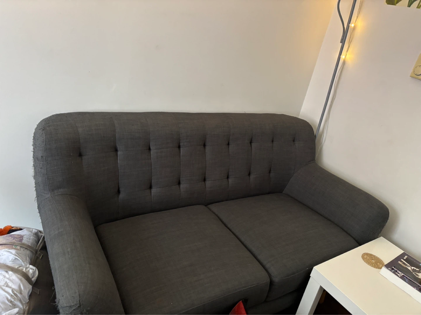 Dark Grey Loveseat