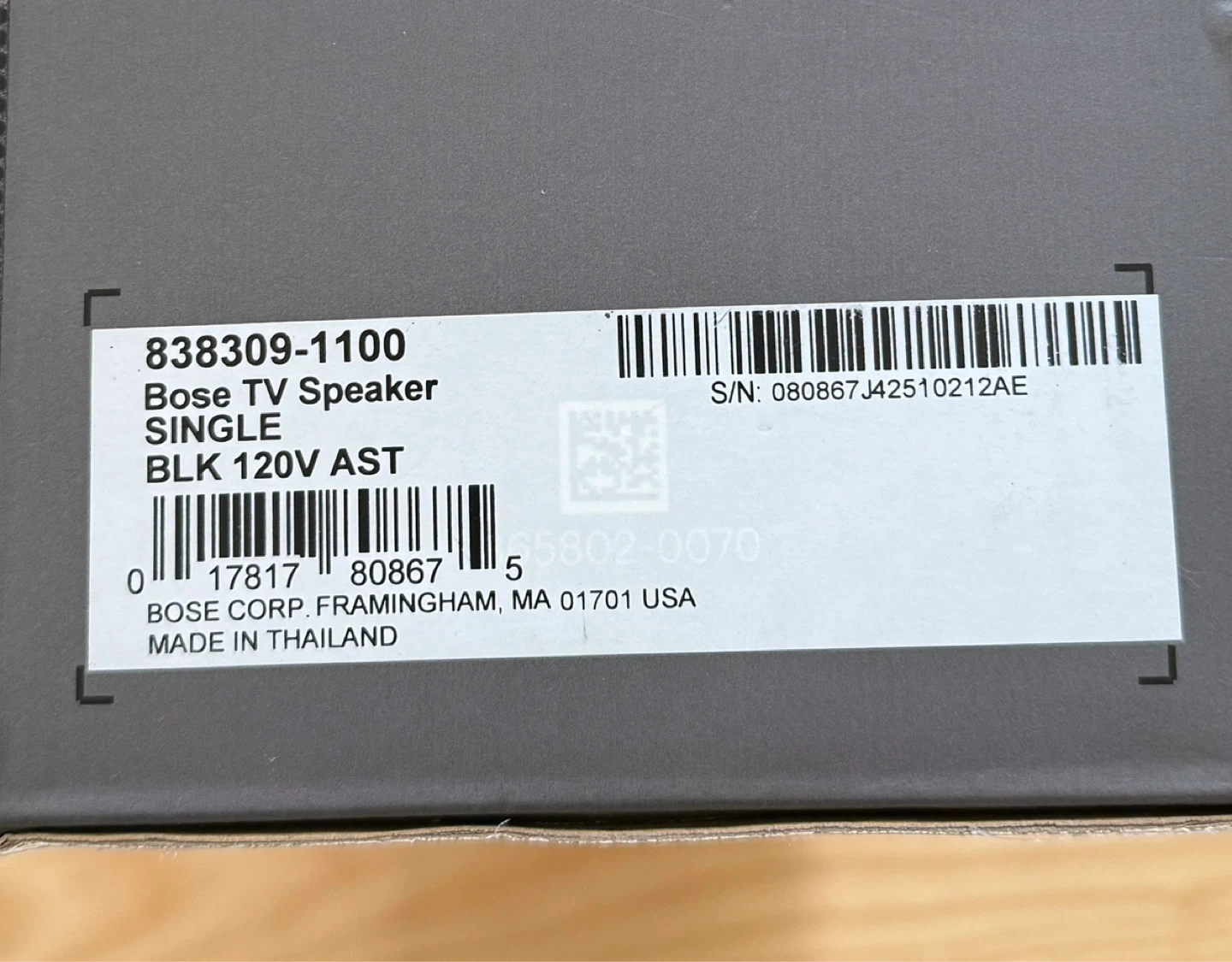 Brand New / Open Box: Bose TV Speaker - $180 - photo 4
