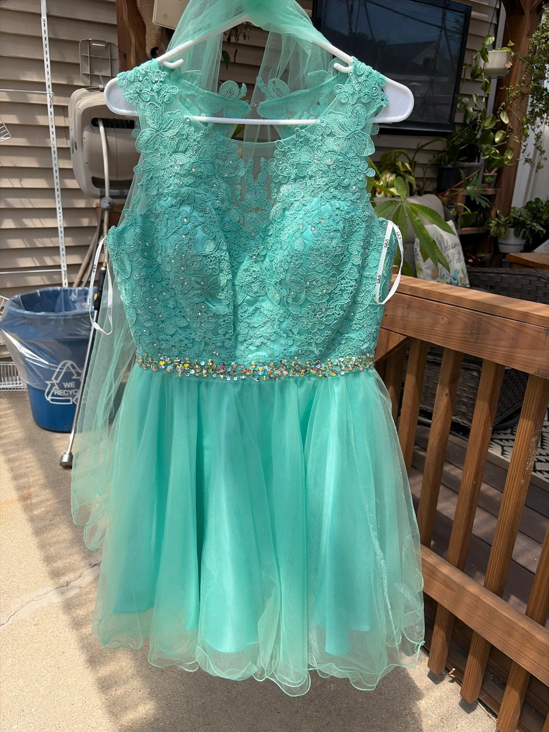Sparkly Teal Tulle Dress - photo 3