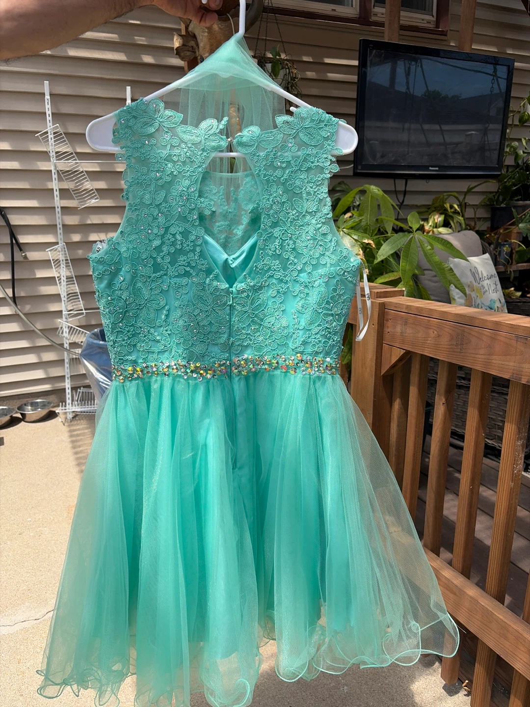 Sparkly Teal Tulle Dress - photo 2
