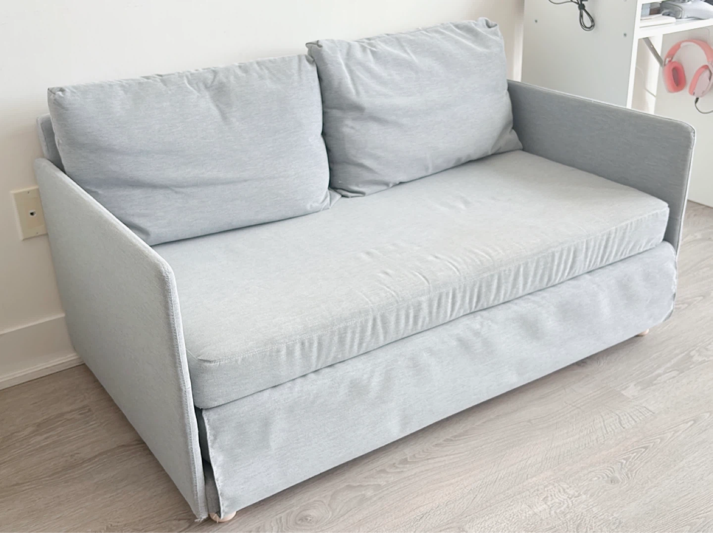 IKEA FRIDHULT futon / sofa-bed - Grey - Good Condition