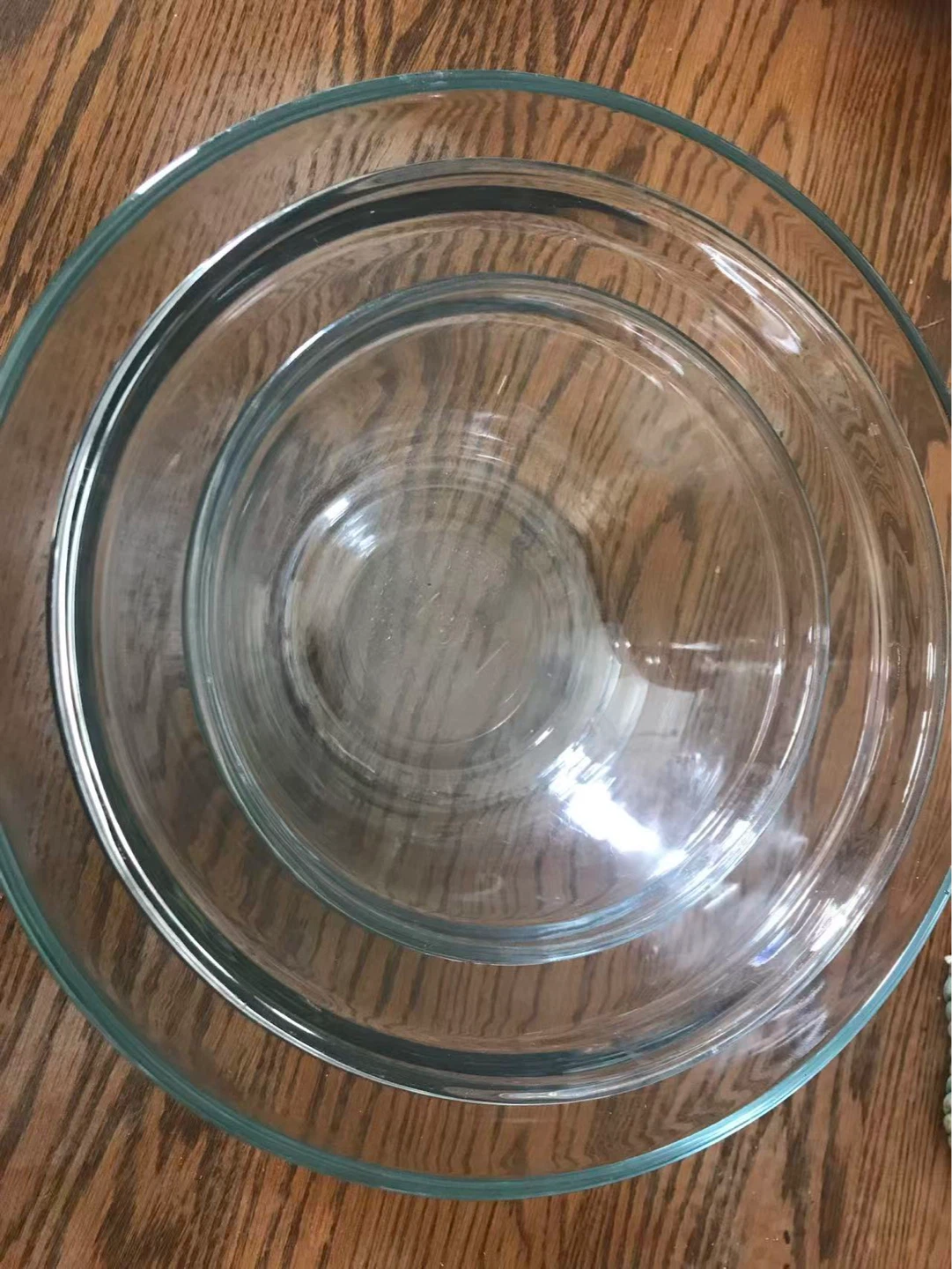 Set of 3 Glass Mixing Bowls