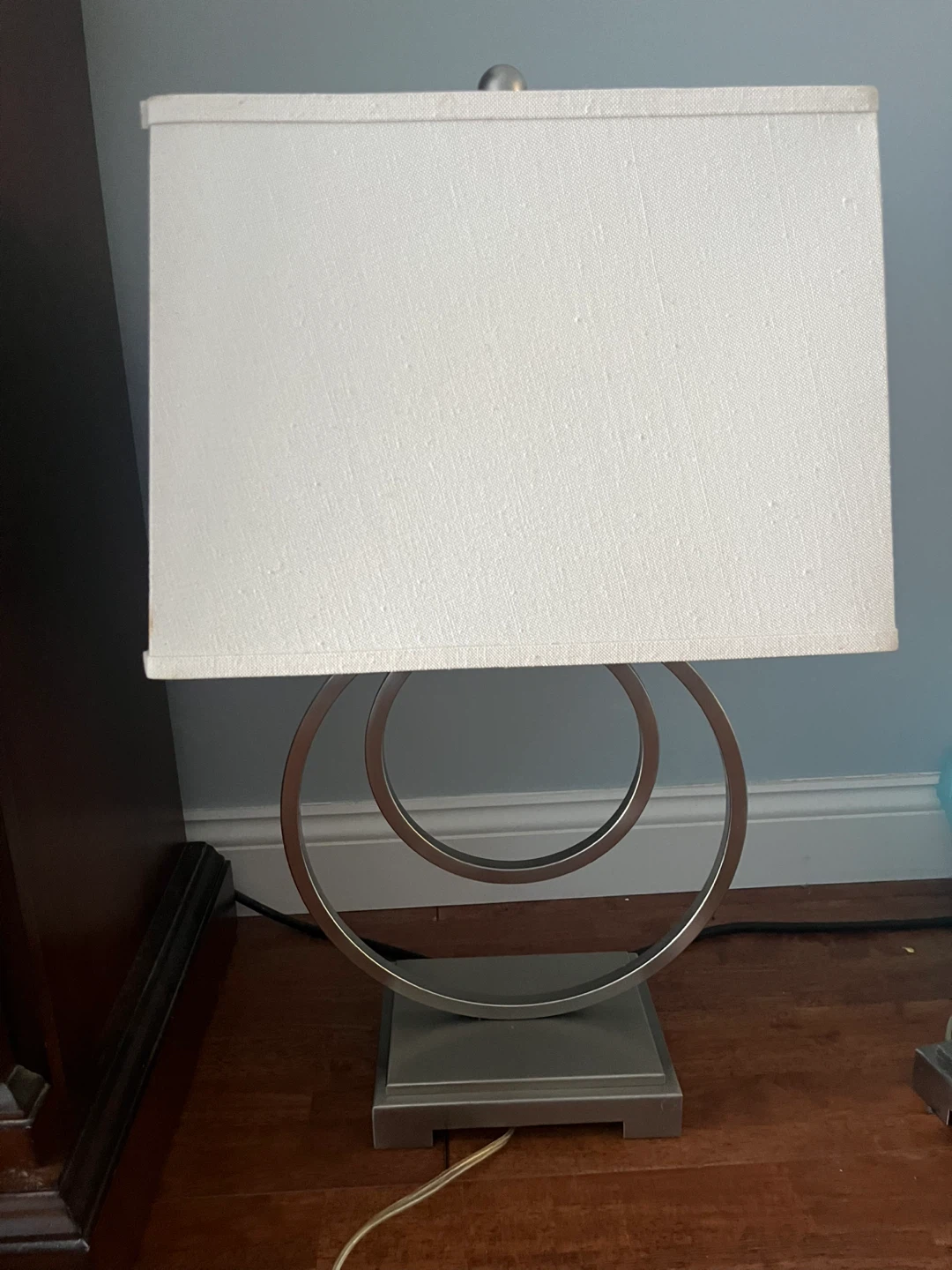Modern Table Lamp with Circular Design
