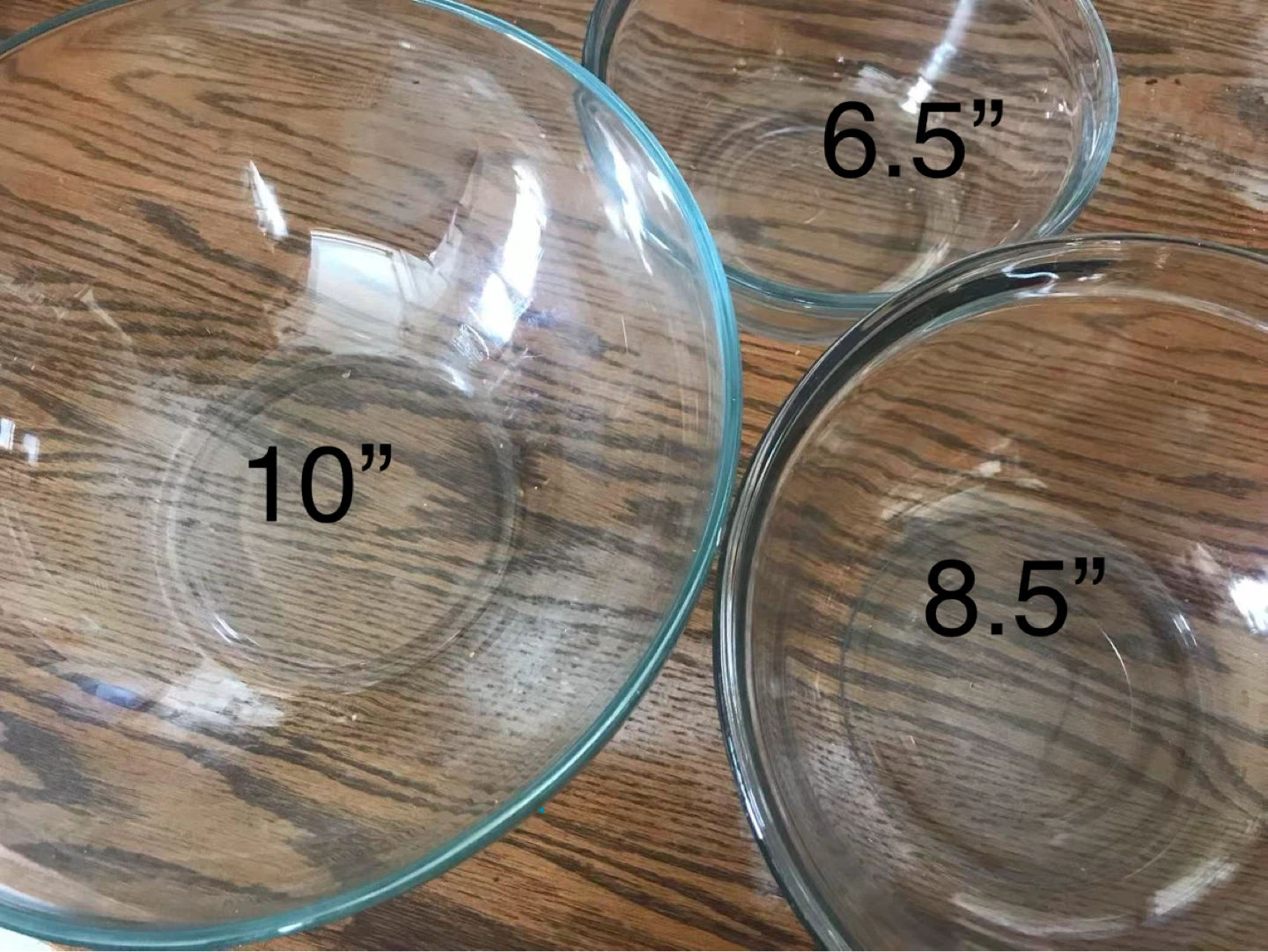 Set of 3 Glass Mixing Bowls - photo 2