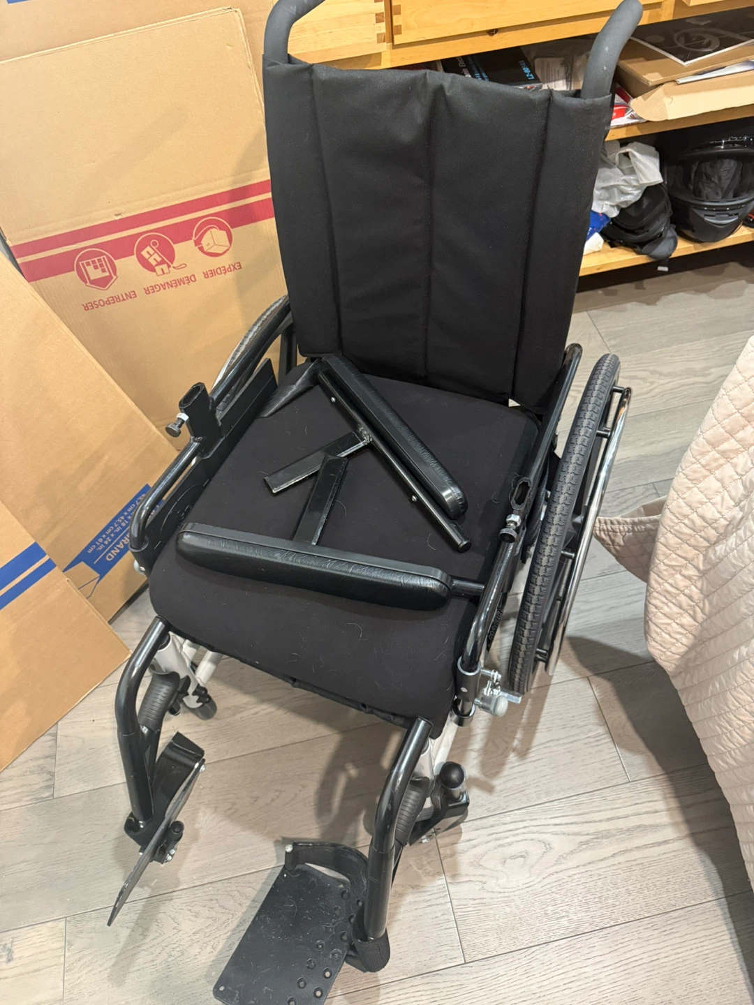 Black Manual Wheelchair - photo 2