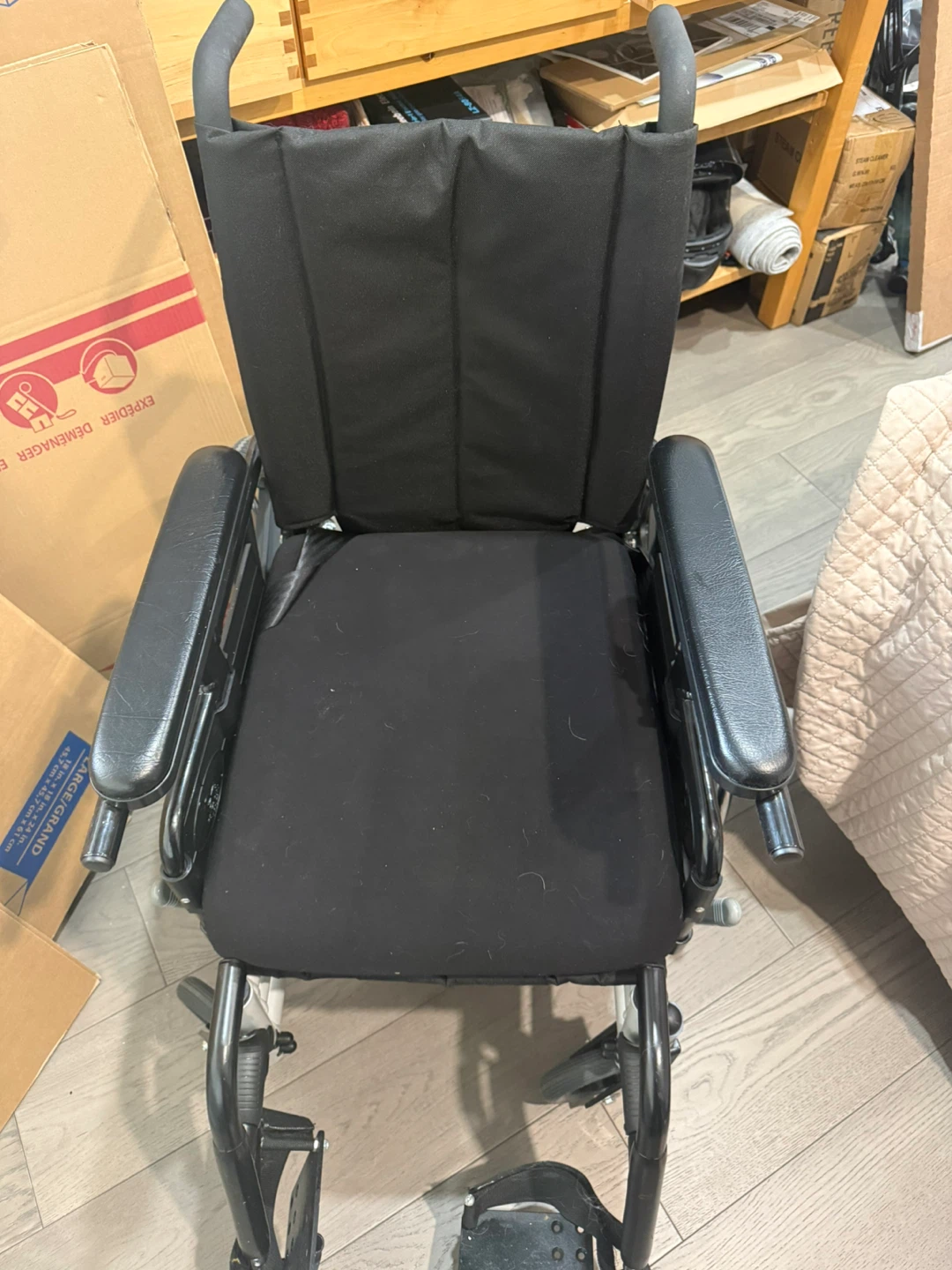 Black Manual Wheelchair