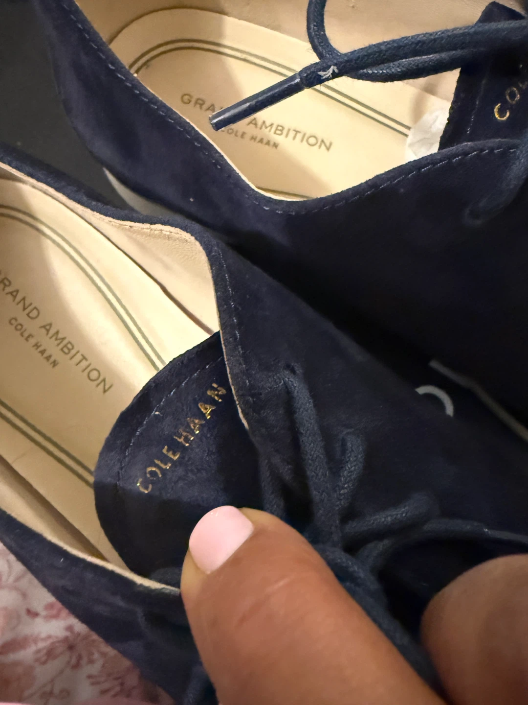 Cole Haan Grand Crosscourt Turf Shoes - Navy Suede - Size 7.5B - photo 5