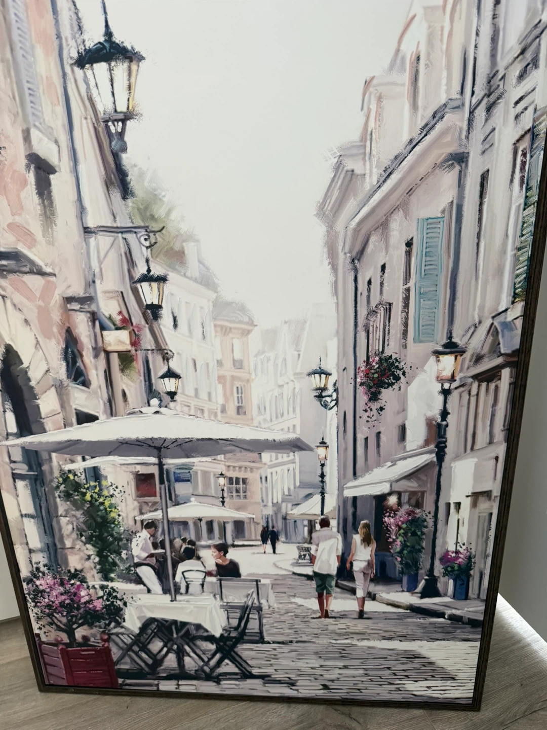 Canvas Wall Art - Parisian Street Scene - photo 3