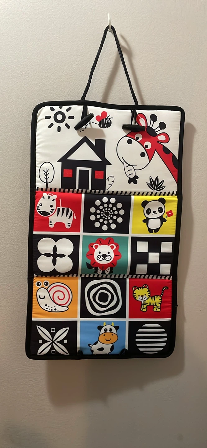 Infant Sensory Crinkle Toy Wall Hanging