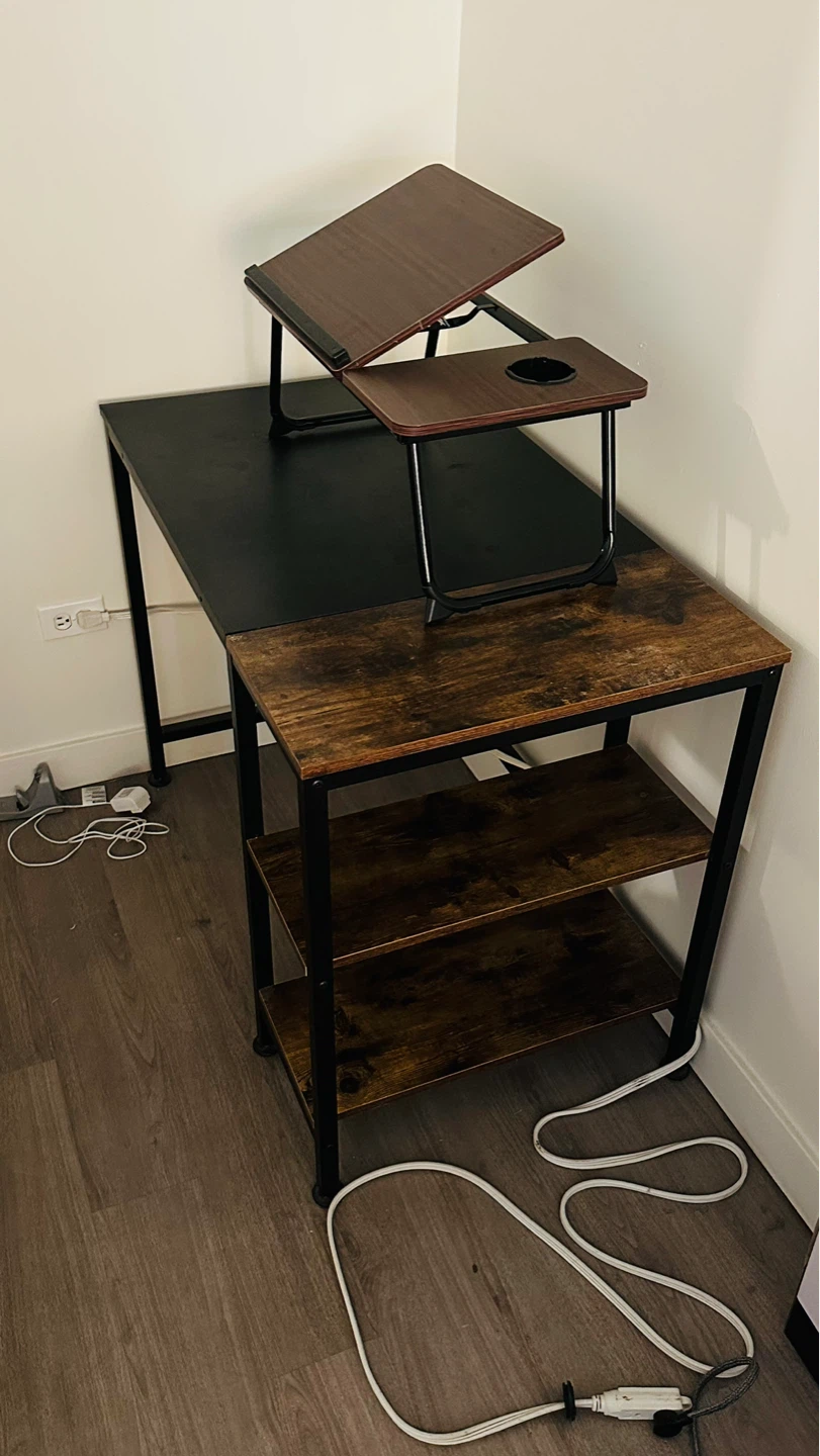 Adjustable Laptop Bed Tray Table - photo 4