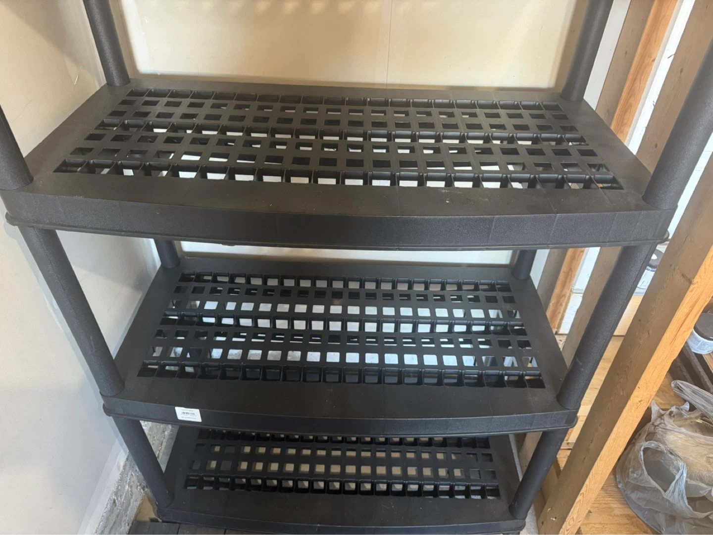 Black 5-Shelf Storage Unit