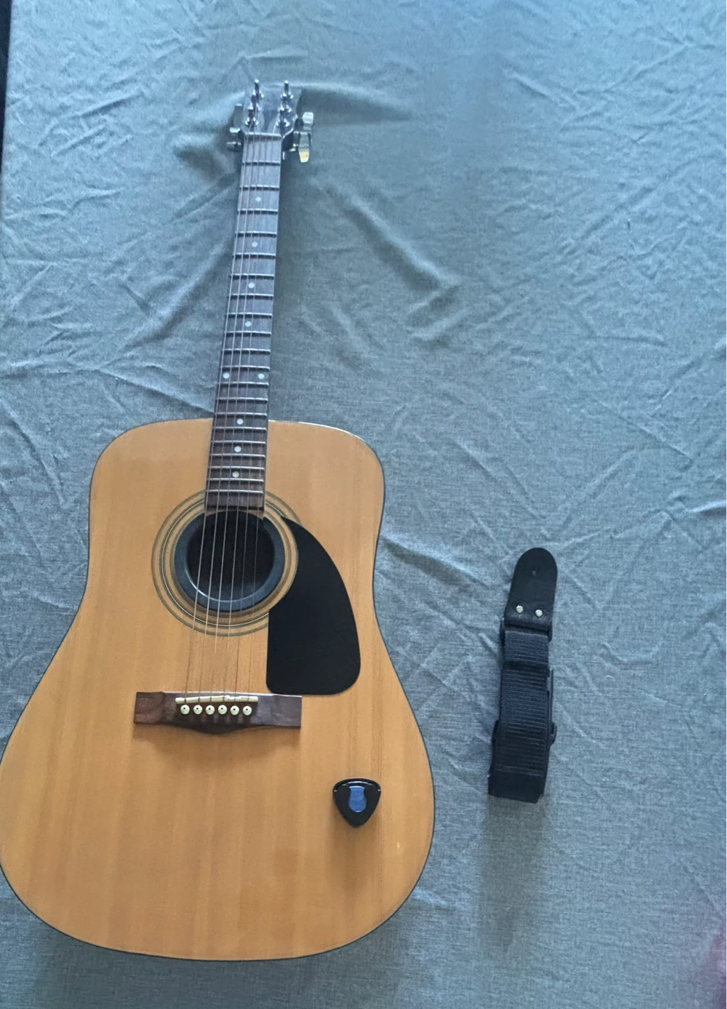 Acoustic Guitar with Gig Bag and Strap