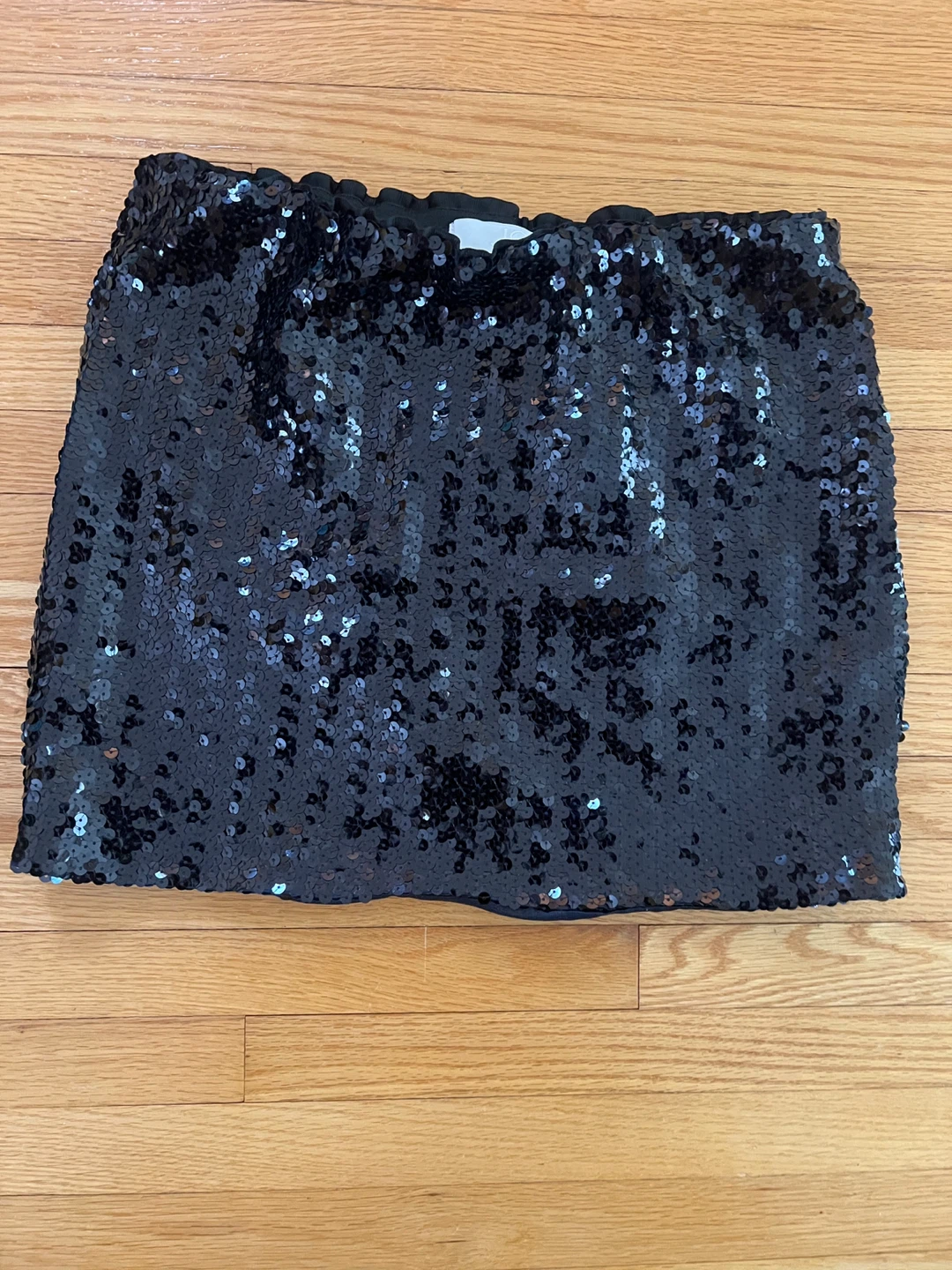 Joe Fresh Black Sequin Skirt