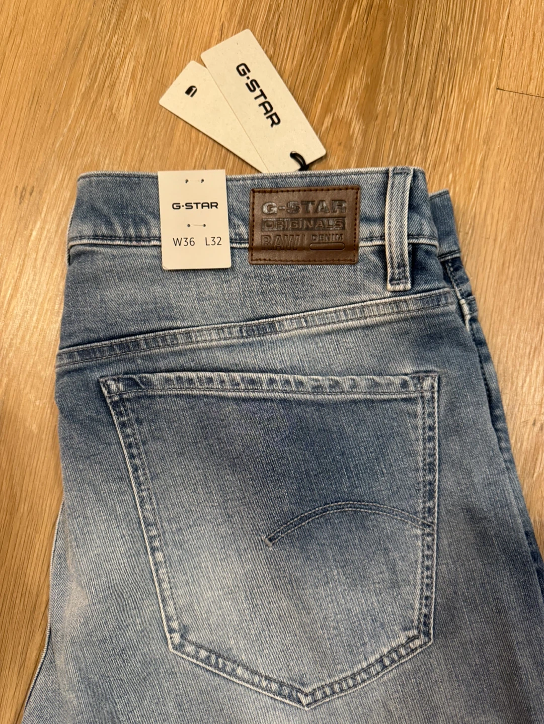 G-Star Raw Demin Mosa Straight Jeans Size 36x32 - photo 2
