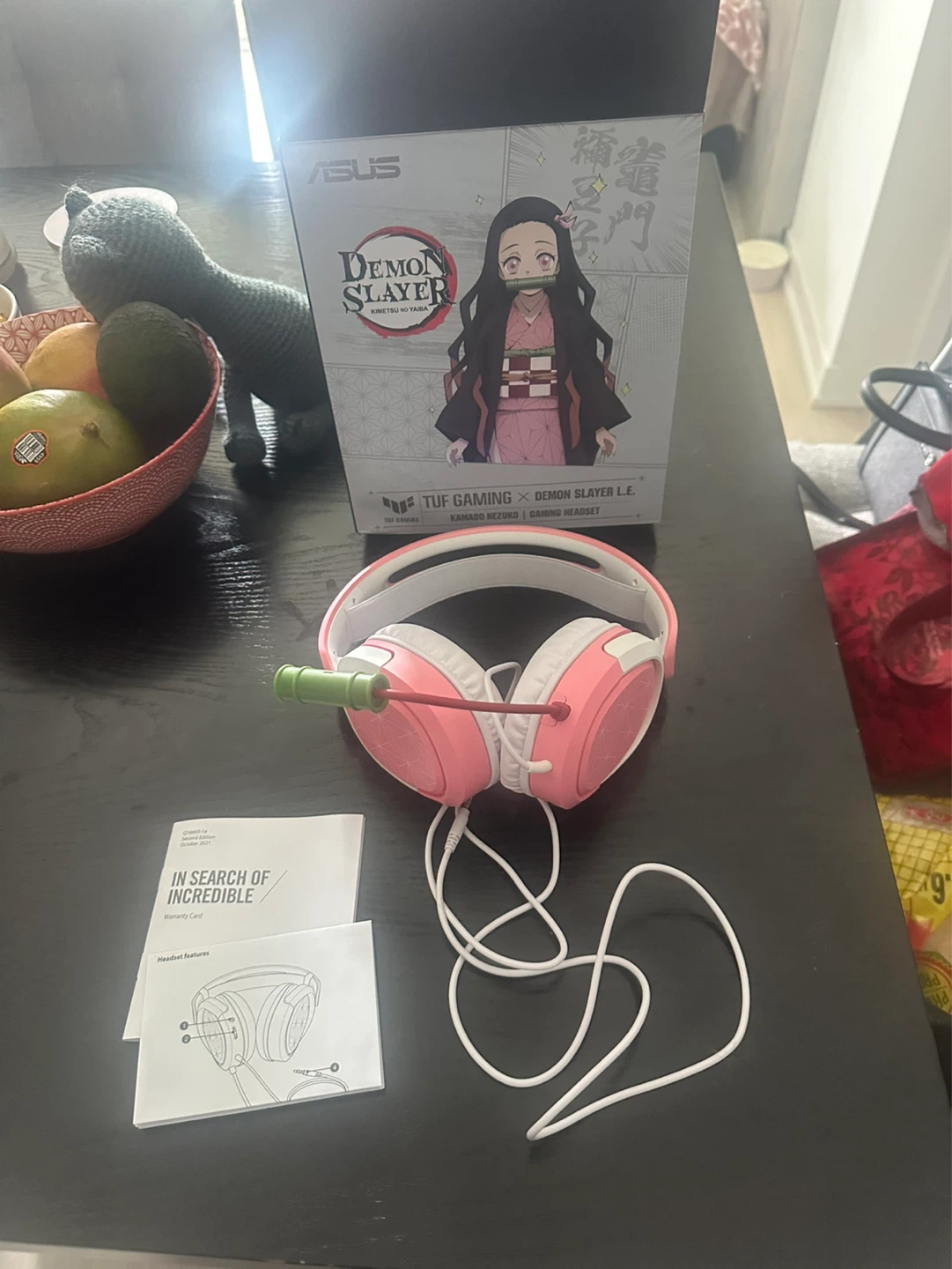 ASUS TUF Gaming x Demon Slayer Nezuko Gaming Headset