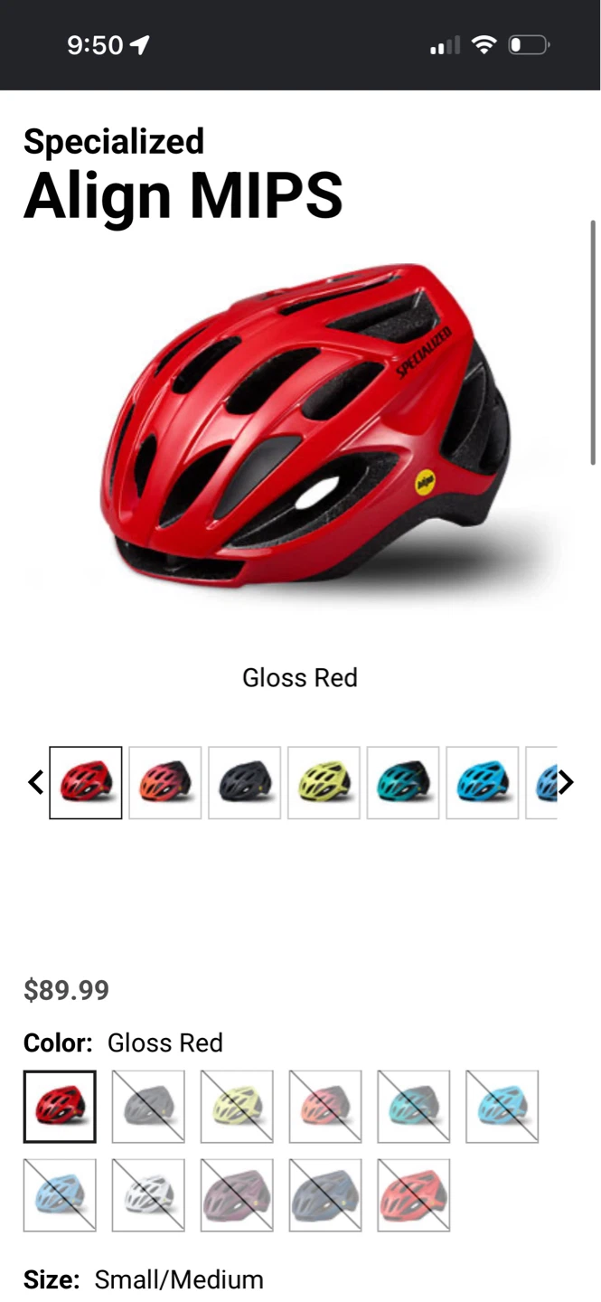 Specialized Align MIPS Bike Helmet - Gloss Red - photo 5