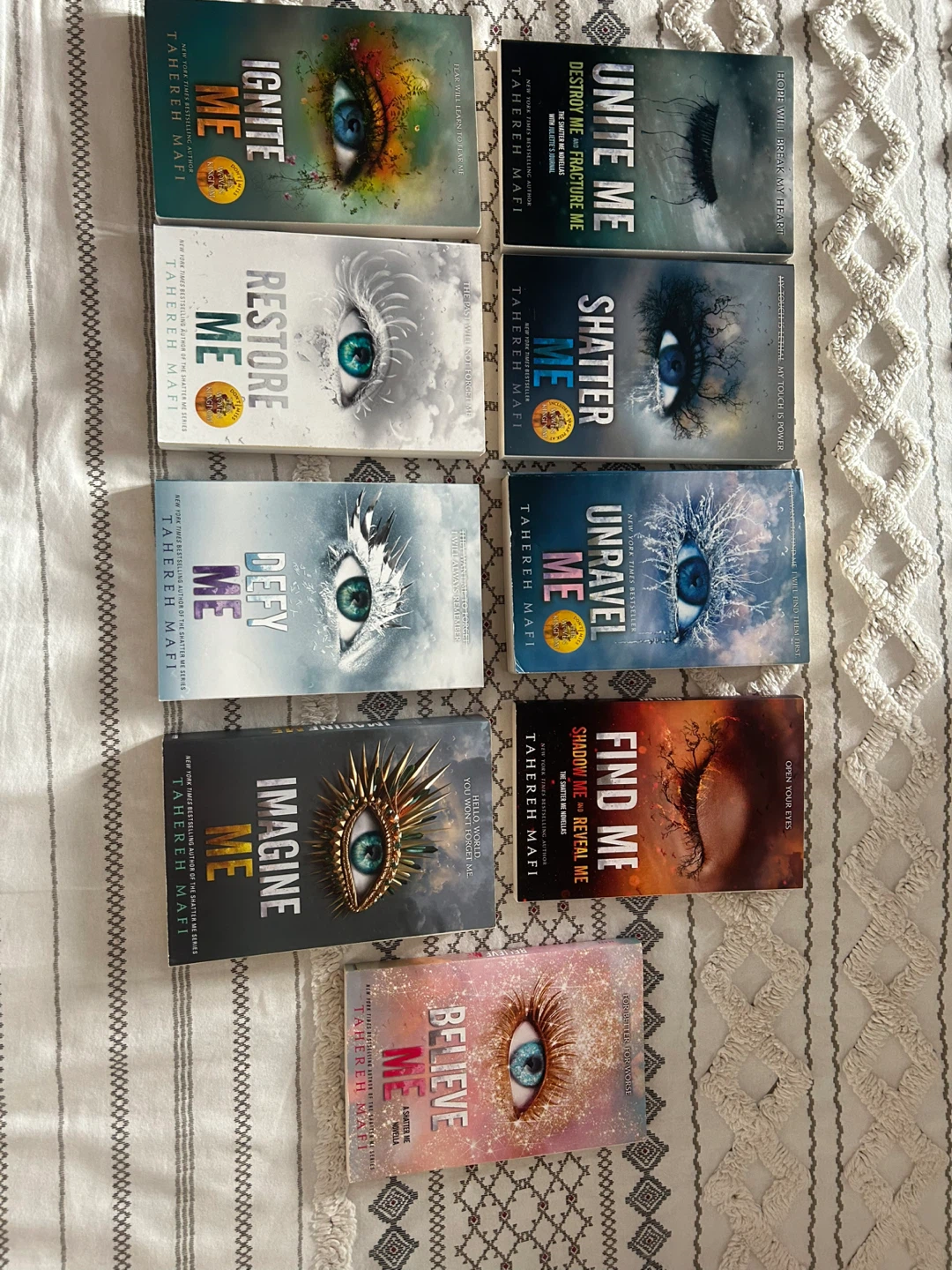 Shatter Me Series Books 1-9 by Tahereh Mafi
