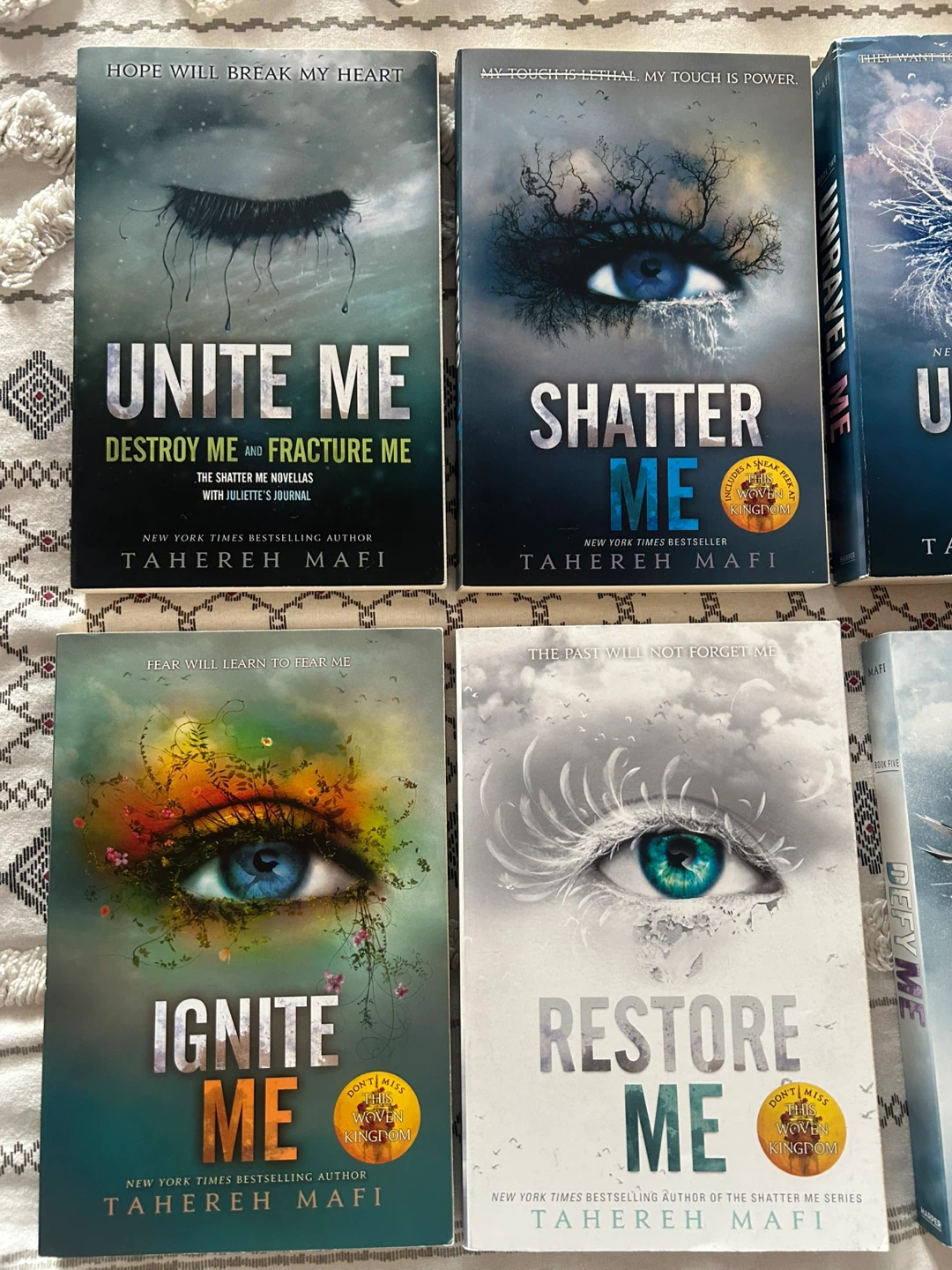 Shatter Me Series Books 1-9 by Tahereh Mafi - photo 2