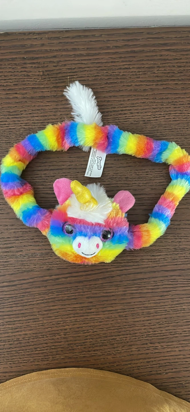 Tangle Pets Rainbow Unicorn Plush Toy