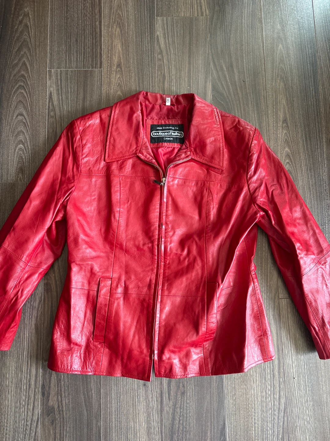 Red Leather Jacket - Boutique of Leathers
