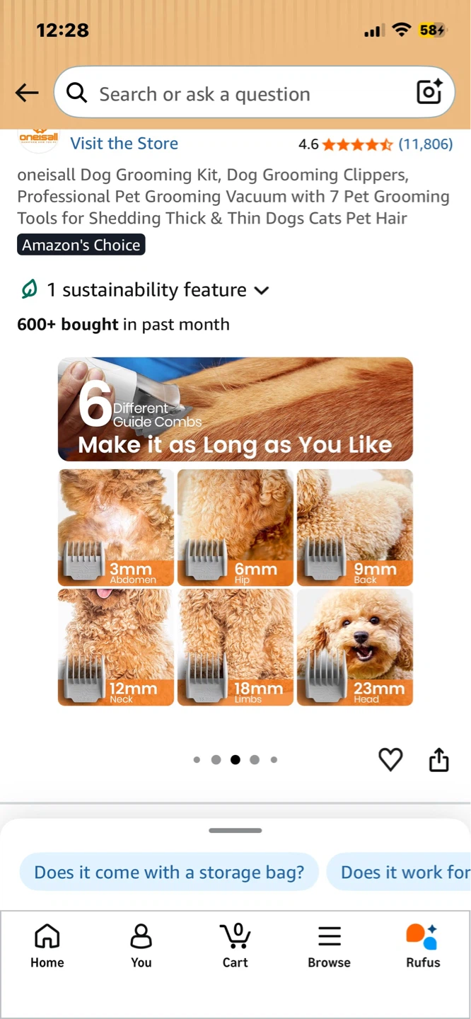 Brand New Multi Use Pet Vacuum Groomer (Nails, Hair Etc) - photo 3