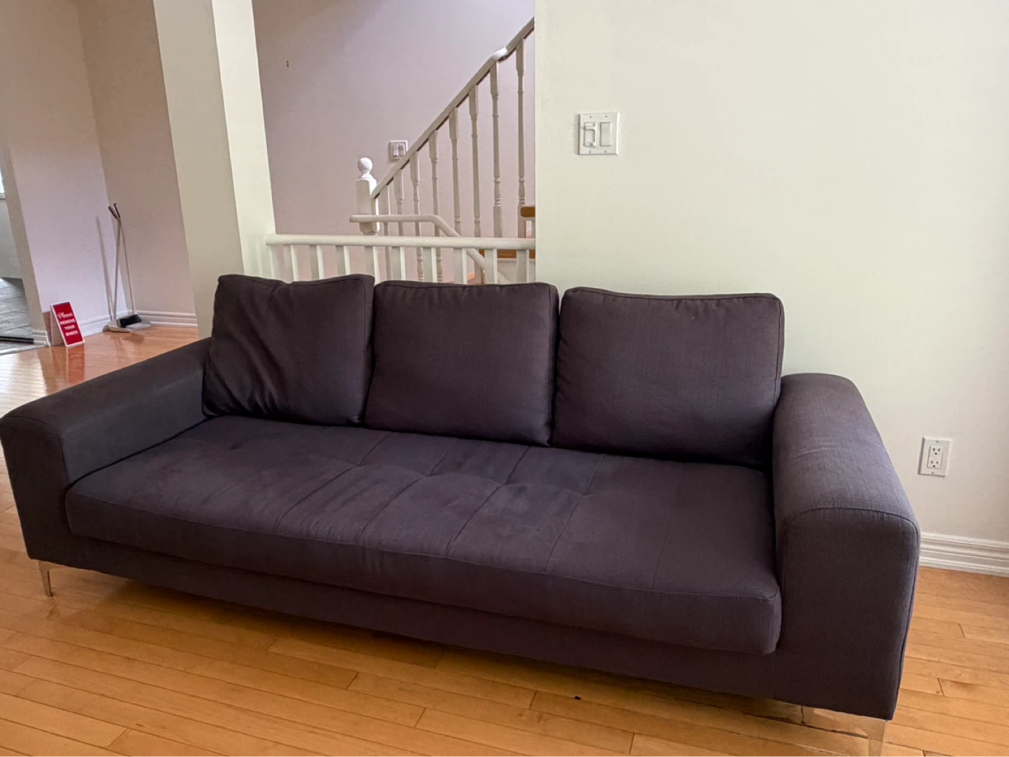 Structube Dark Grey Sofa (Pillows not included) - photo 5
