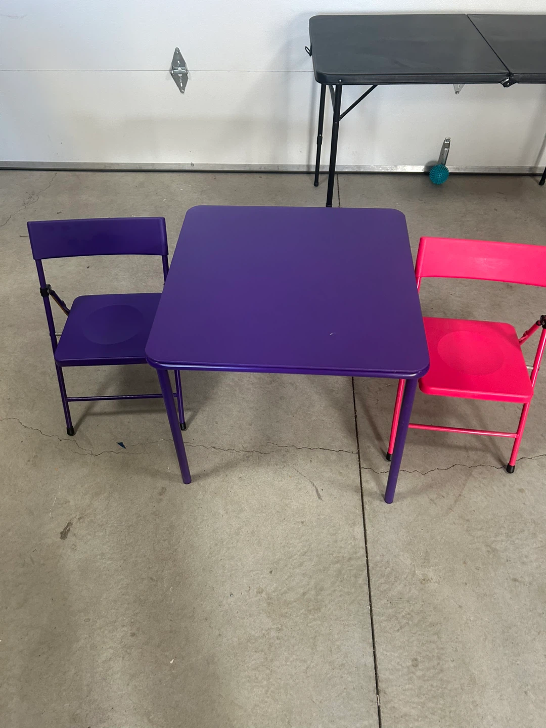 Kids Folding Table and Chairs Set