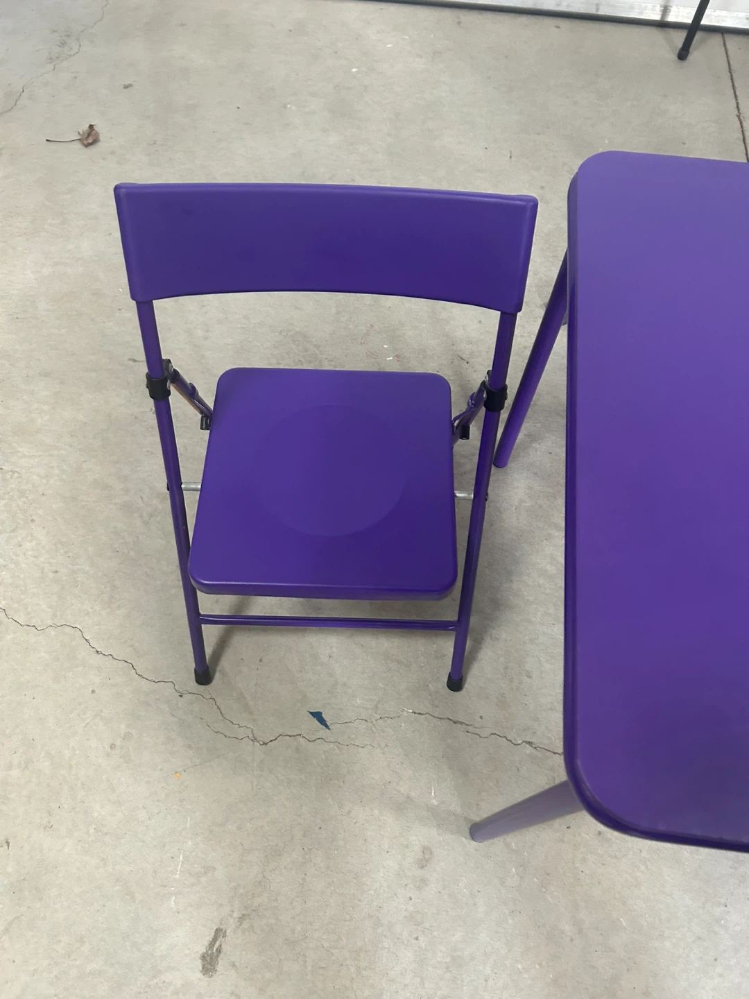 Kids Folding Table and Chairs Set - photo 4